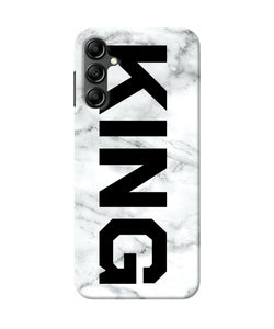 King marble text Samsung A14 5G Back Cover