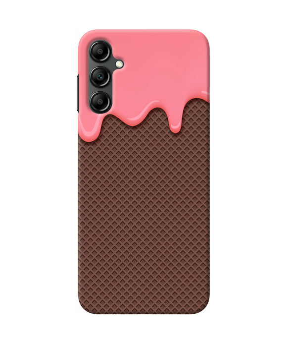 Waffle cream biscuit Samsung A14 5G Back Cover