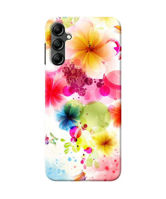 Flowers print Samsung A14 5G Back Cover