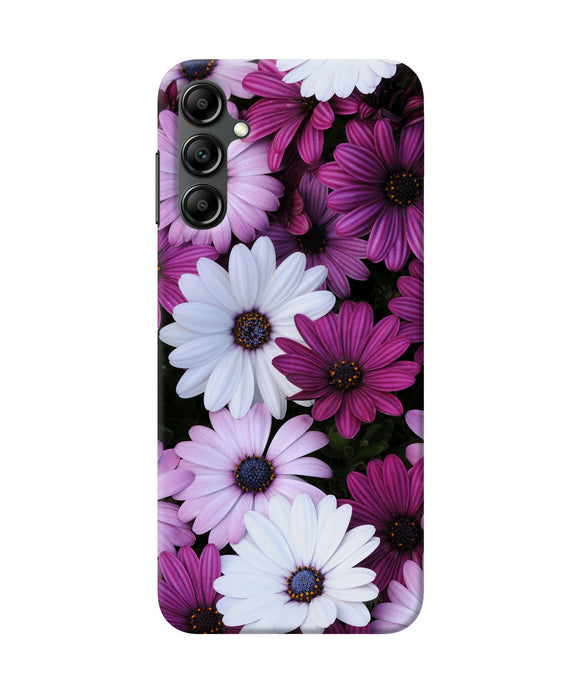 White violet flowers Samsung A14 5G Back Cover