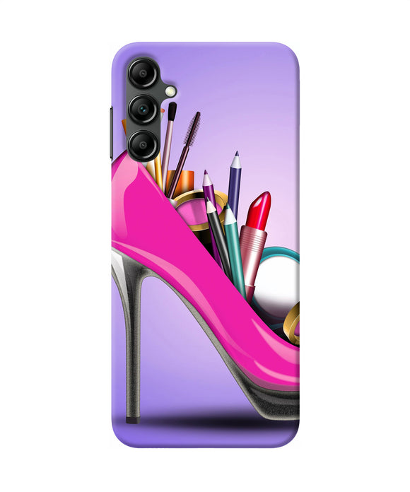 Makeup heel shoe Samsung A14 5G Back Cover