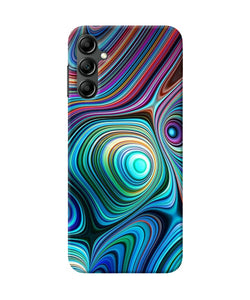 Abstract coloful waves Samsung A14 5G Back Cover