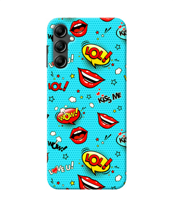 Lol lips print Samsung A14 5G Back Cover