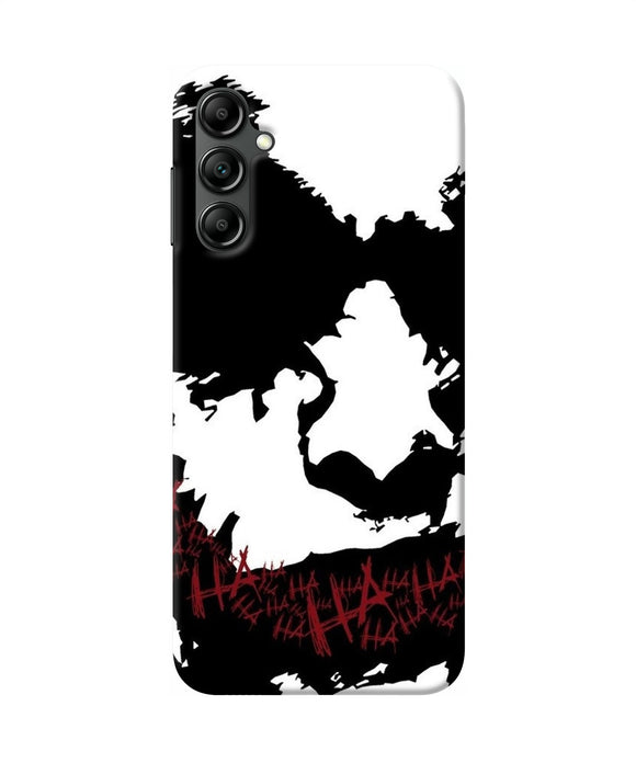 Black and white joker rugh sketch Samsung A14 5G Back Cover