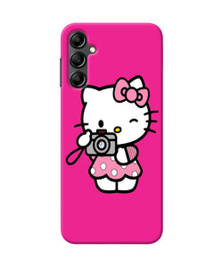 Hello kitty cam pink Samsung A14 5G Back Cover