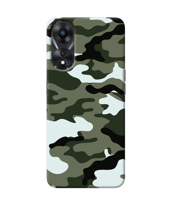 Camouflage Oppo A78 5G Back Cover