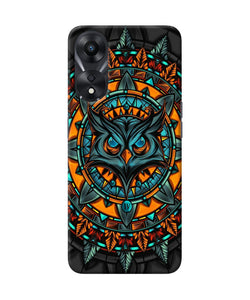 Angry Owl Art Oppo A78 5G Back Cover