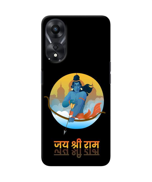 Black Jay Shree Ram Oppo A78 5G Back Cover