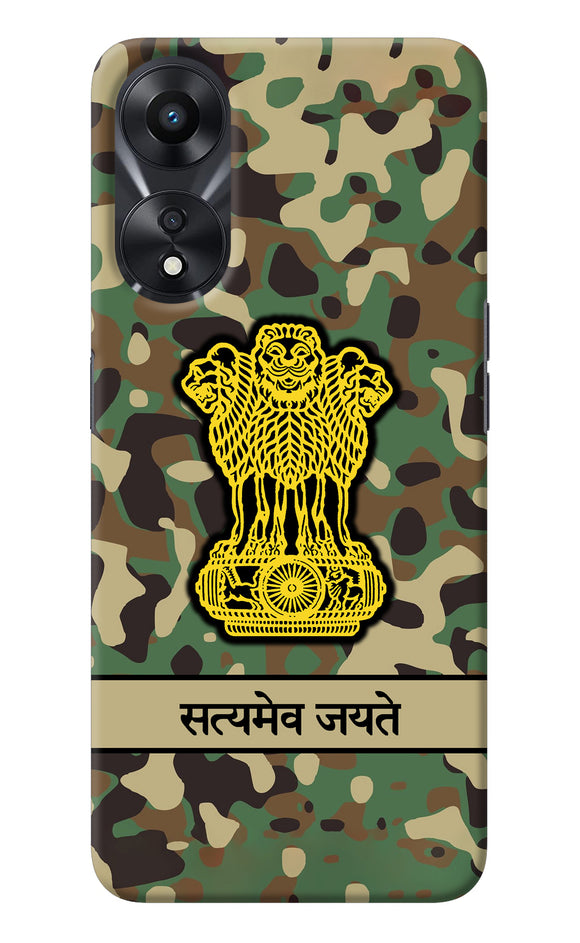 Satyamev Jayate Army Oppo A78 5G Back Cover