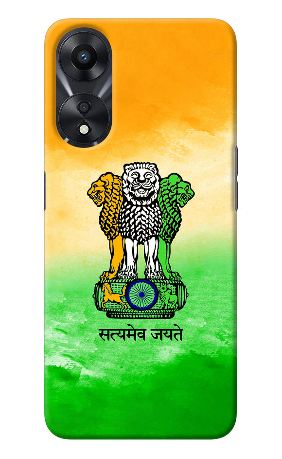 Satyamev Jayate Flag Oppo A78 5G Back Cover