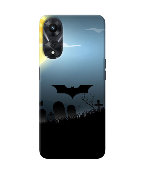 Batman Scary cemetry Oppo A78 5G Real 4D Back Cover