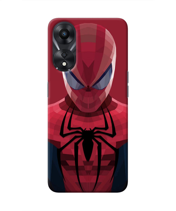 Spiderman Art Oppo A78 5G Real 4D Back Cover