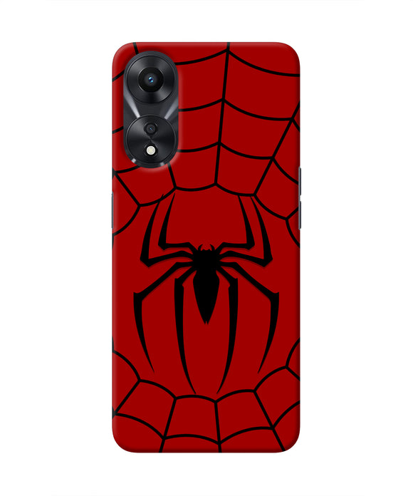 Spiderman Web Oppo A78 5G Real 4D Back Cover