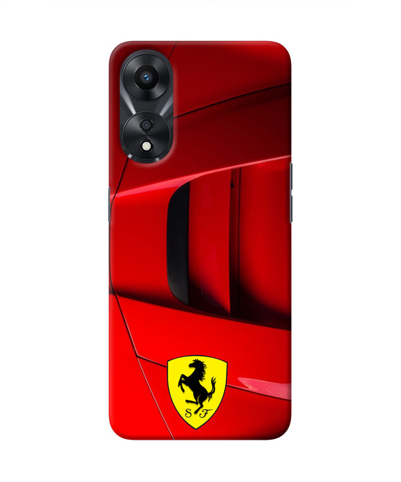 Ferrari Car Oppo A78 5G Real 4D Back Cover