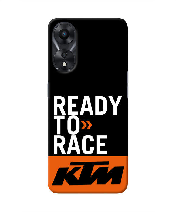 KTM Ready To Race Oppo A78 5G Real 4D Back Cover