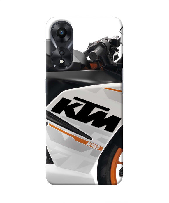 KTM Bike Oppo A78 5G Real 4D Back Cover