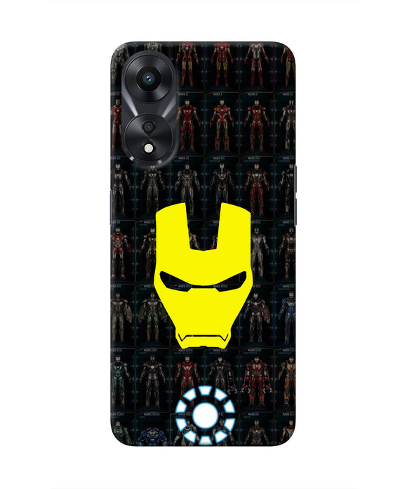 Iron Man Suit Oppo A78 5G Real 4D Back Cover