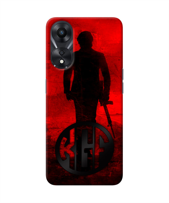 Rocky Bhai K G F Chapter 2 Logo Oppo A78 5G Real 4D Back Cover