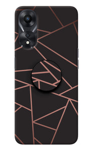 Geometric Pattern Oppo A78 5G Pop Case