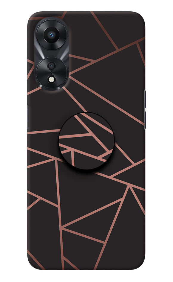 Geometric Pattern Oppo A78 5G Pop Case