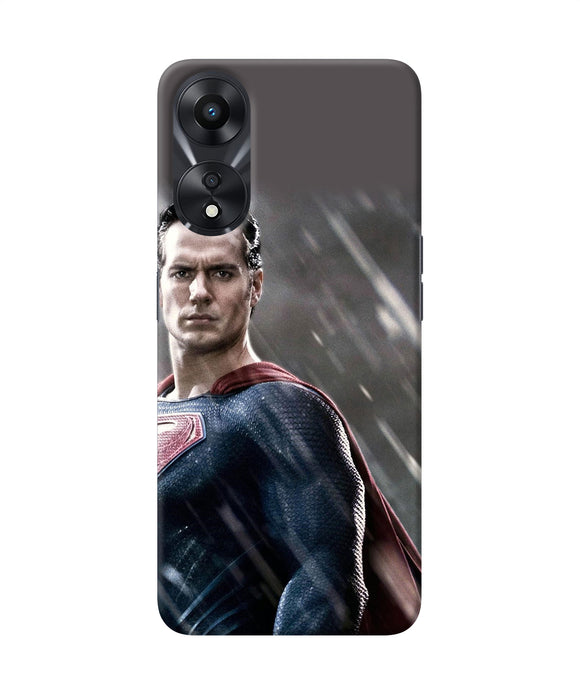 Superman man of steel Oppo A78 5G Back Cover