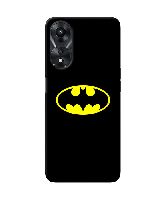 Batman last knight print black Oppo A78 5G Back Cover