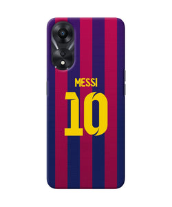 Messi 10 tshirt Oppo A78 5G Back Cover