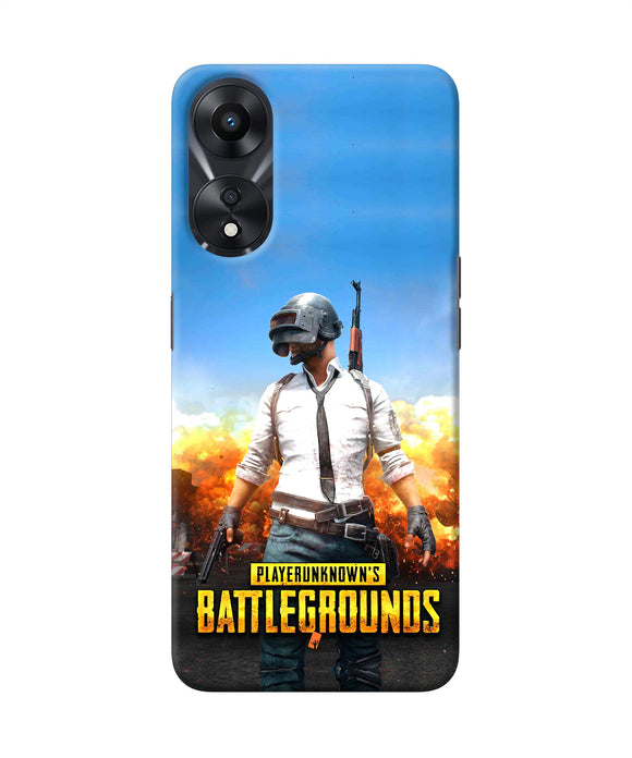 Pubg poster Oppo A78 5G Back Cover