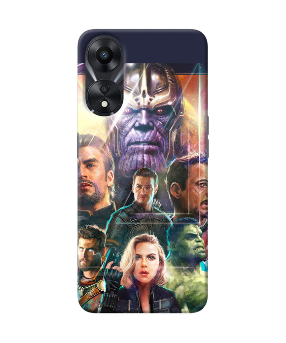 Avengers poster Oppo A78 5G Back Cover