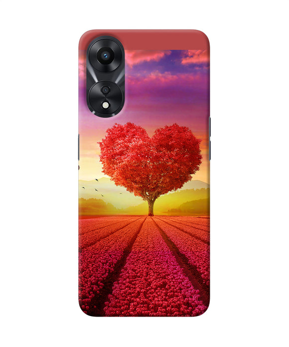 Natural heart tree Oppo A78 5G Back Cover