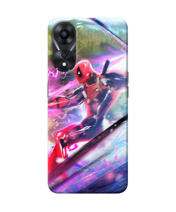 Deadpool super hero Oppo A78 5G Back Cover