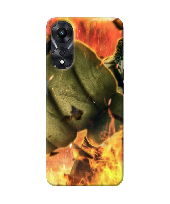 Hulk smash Oppo A78 5G Back Cover