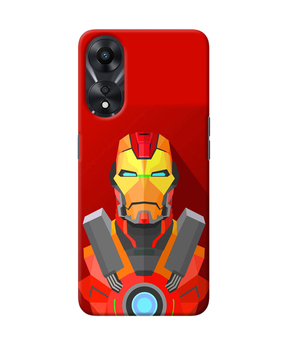 Ironman print Oppo A78 5G Back Cover
