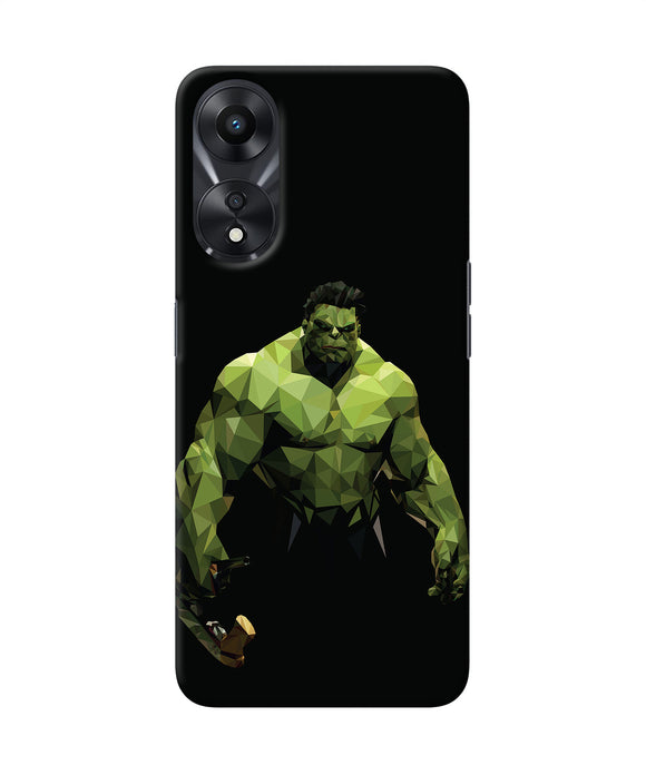 Abstract hulk buster Oppo A78 5G Back Cover