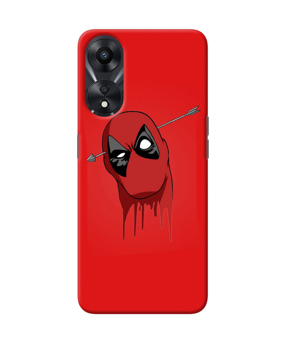 Funny deadpool Oppo A78 5G Back Cover