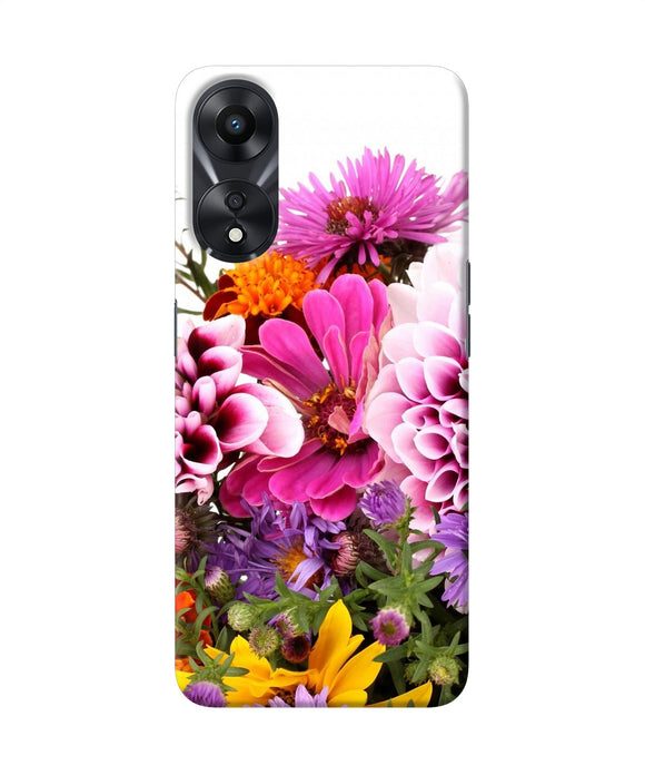 Natural flowers Oppo A78 5G Back Cover