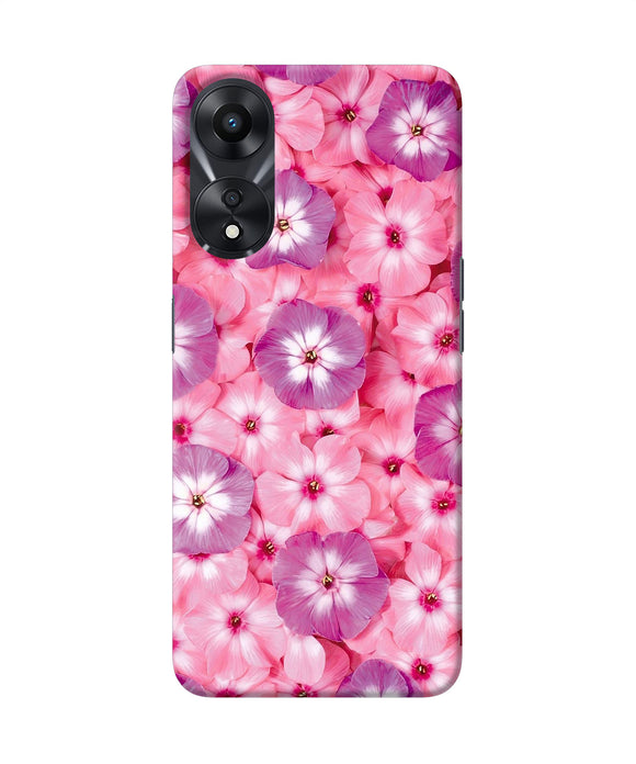 Natural pink flower Oppo A78 5G Back Cover