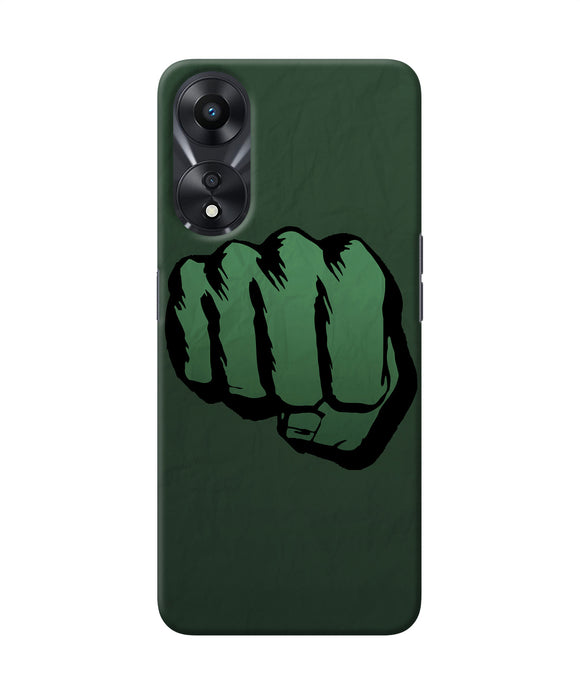 Hulk smash logo Oppo A78 5G Back Cover