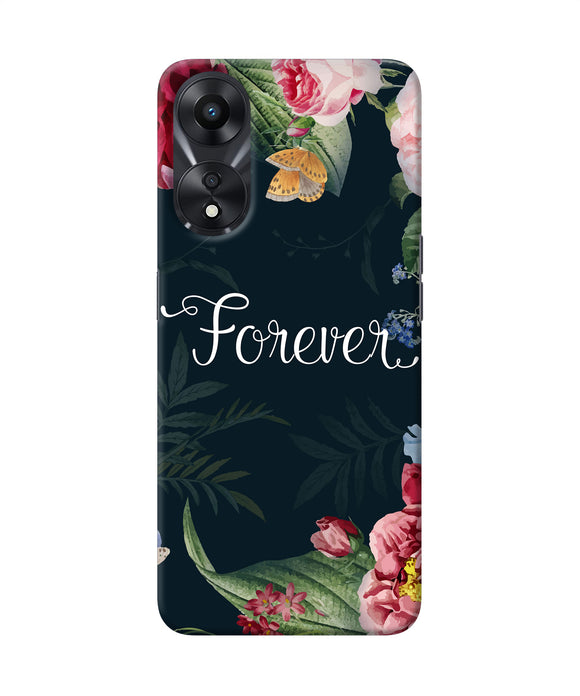 Forever flower Oppo A78 5G Back Cover
