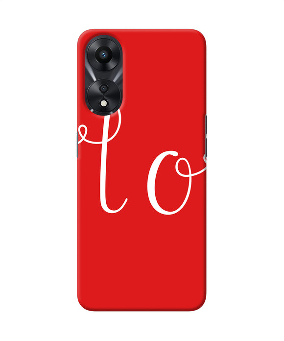 Love one Oppo A78 5G Back Cover