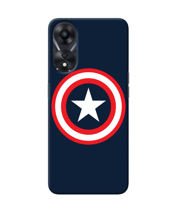 Captain america logo Oppo A78 5G Back Cover