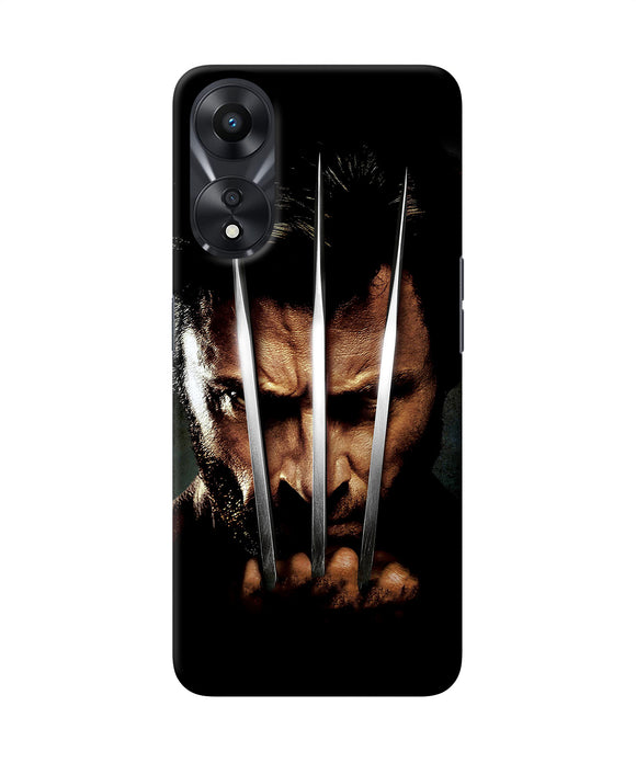 Wolverine poster Oppo A78 5G Back Cover