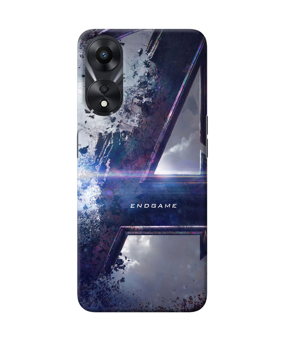 Avengers end game poster Oppo A78 5G Back Cover