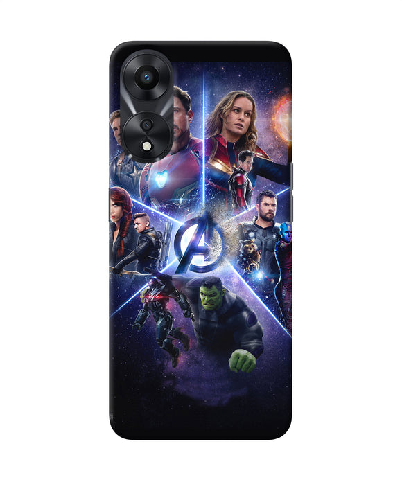 Avengers super hero poster Oppo A78 5G Back Cover