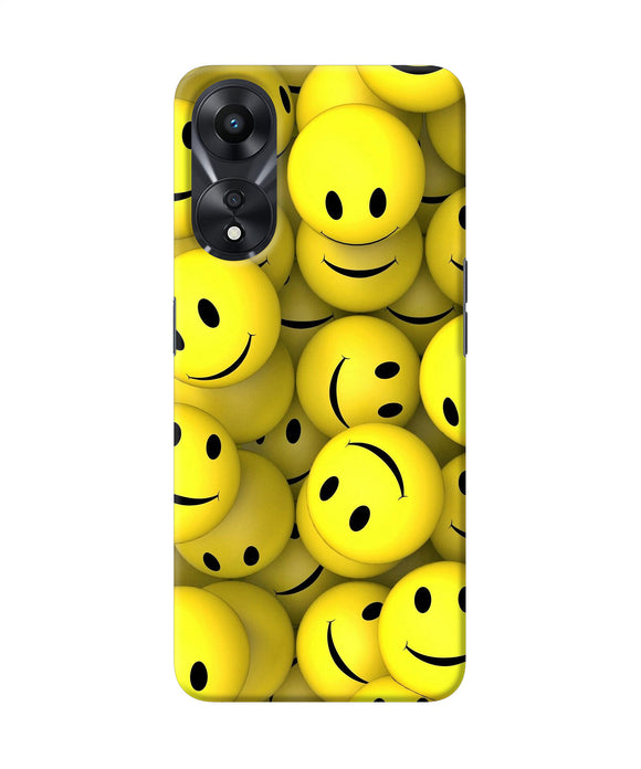 Smiley balls Oppo A78 5G Back Cover