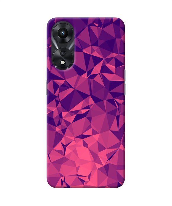 Abstract red blue shine Oppo A78 5G Back Cover