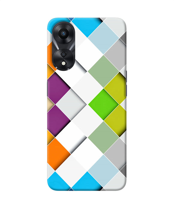 Abstract color box Oppo A78 5G Back Cover