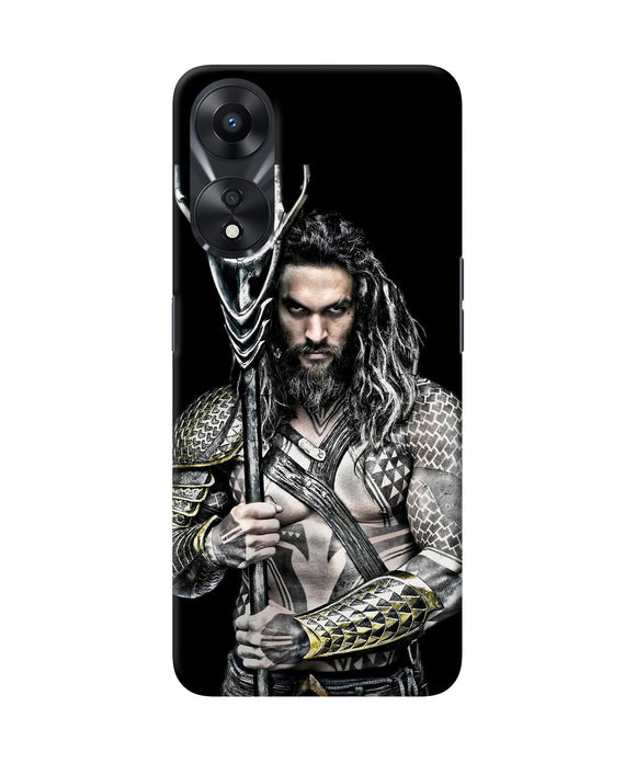 Aquaman trident black Oppo A78 5G Back Cover