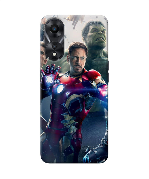Avengers space poster Oppo A78 5G Back Cover