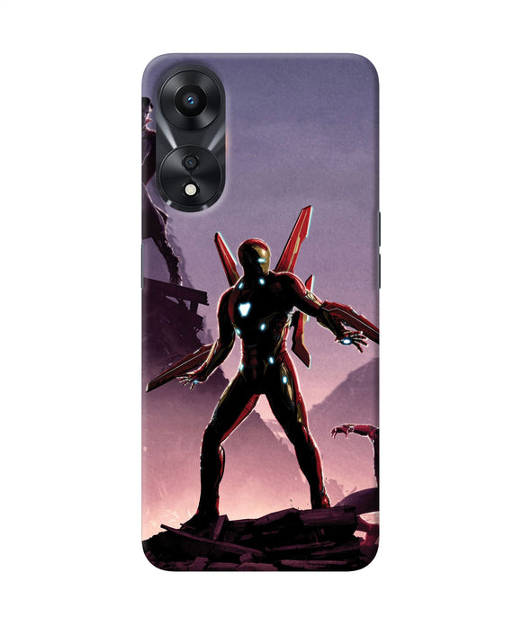 Ironman on planet Oppo A78 5G Back Cover